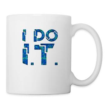 IT guy support geek computer computer geek je le fais - Mug blanc - blanc - Droite