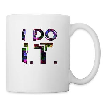 IT guy support geek computer computer geek je le fais - Mug blanc - blanc - Droite