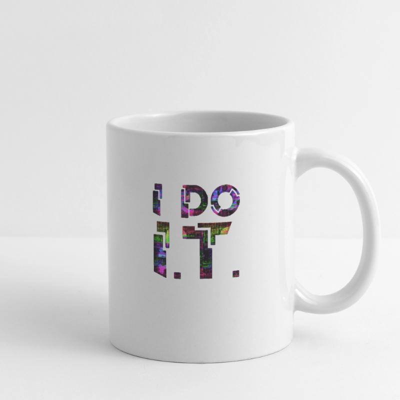 IT guy support geek computer computer geek je le fais Mug blanc