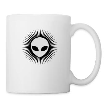 Radiate Alien Head Gray - Mug - white - Right