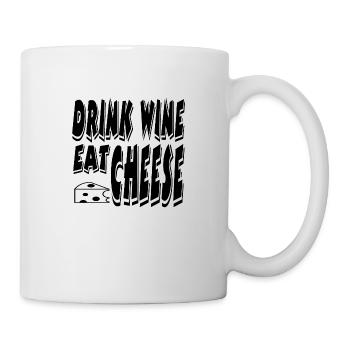 Wein - Tasse - Weiß - Rechts