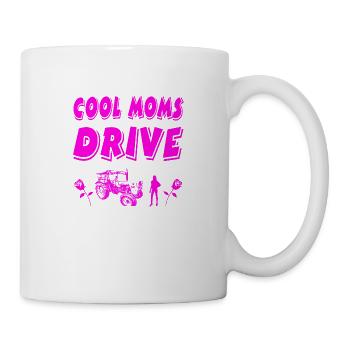 Tracteur - Mug blanc - blanc - Droite