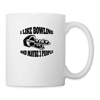 Bowling Kegel Bowler Bowling Gift Bowling Ball - Mug - white - Right
