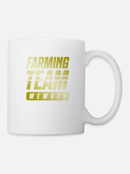 Farming Team - Tasse - Weiß