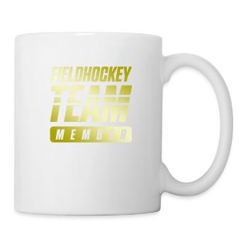 Fieldhockey Team - Tasse - Weiß - Rechts