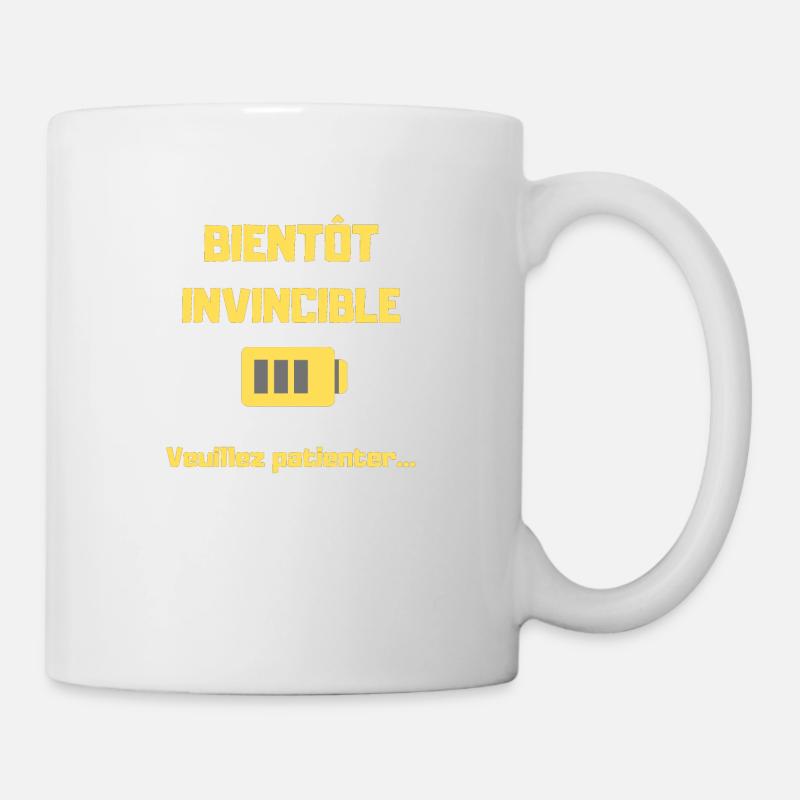 BIENTOT INVINCIBLE - Mug blanc - blanc