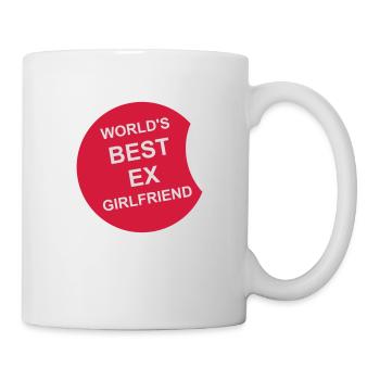 worlds best ex girlfriend - Tasse - Weiß - Rechts