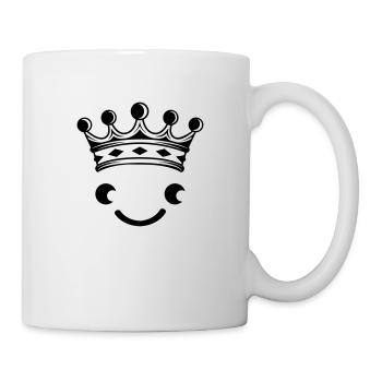 Visage de roi - Mug blanc - blanc - Droite