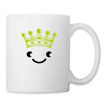 Visage de roi - Mug blanc - blanc - Droite