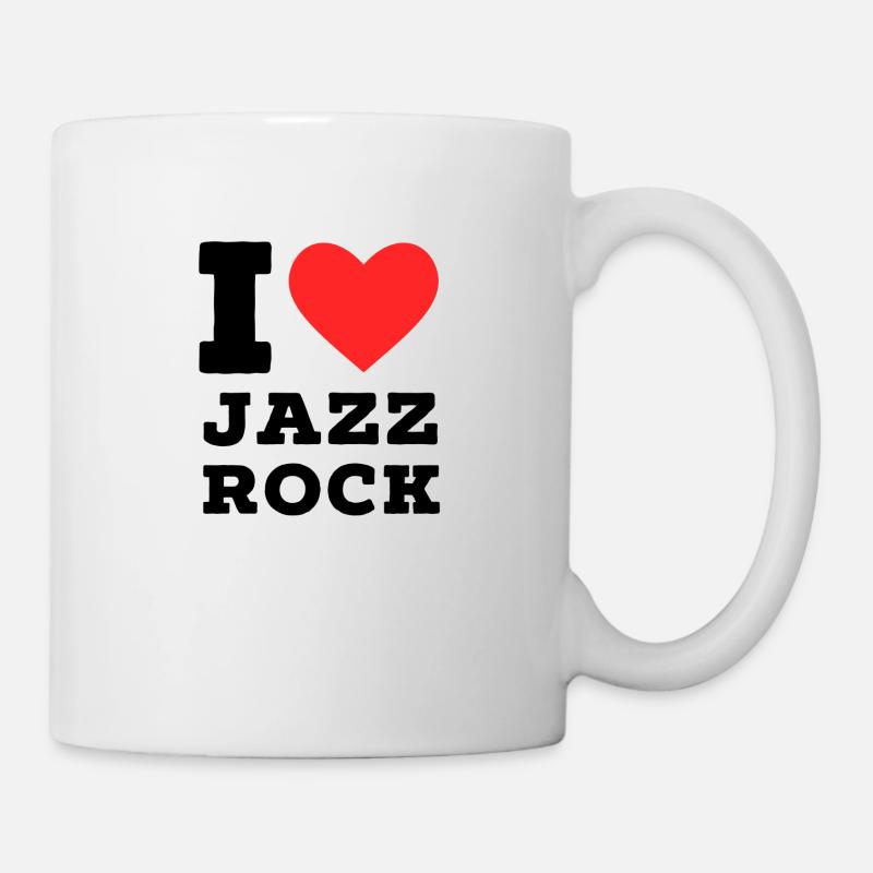 J’adore le jazz rock - Mug blanc - blanc