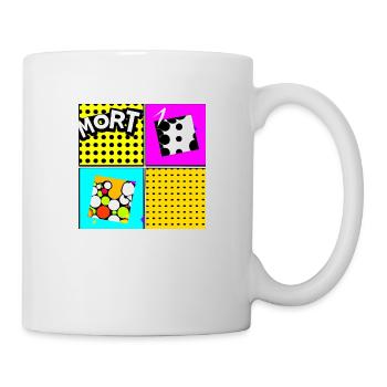 Pop art - Tasse - Weiß - Rechts