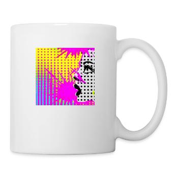 Pop art - Tasse - Weiß - Rechts