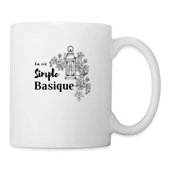 Leben - Tasse - Weiß - Rechts