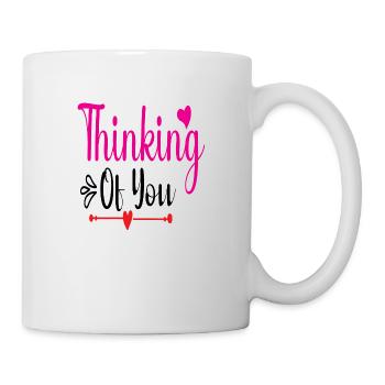 Thinking of you - Tasse - Weiß - Rechts