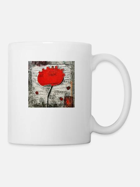 Blomster - Tasse - Weiß