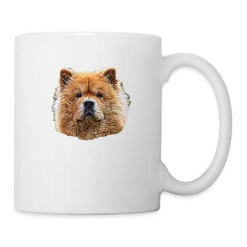 Chow Chow Face - Mug - white - Right