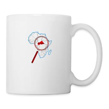 Central African Republic Under A Magnifying Glass - Mug - white - Right