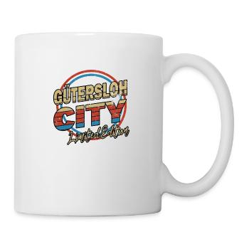 Gütersloh Germany City Font 80s style - Mug - white - Right