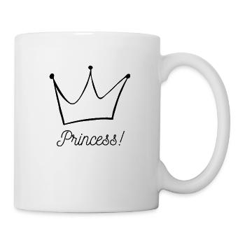 Princess - Tasse - Weiß - Rechts