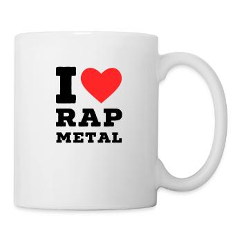 I love rap metal - Mug - white - Right