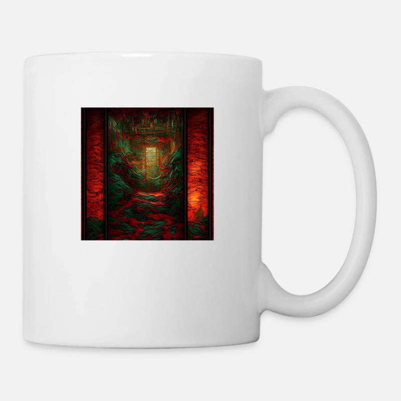 Oriental Motif - Mug - white