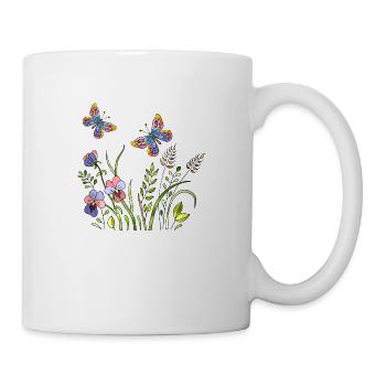 Butterflies - Mug - white - Right
