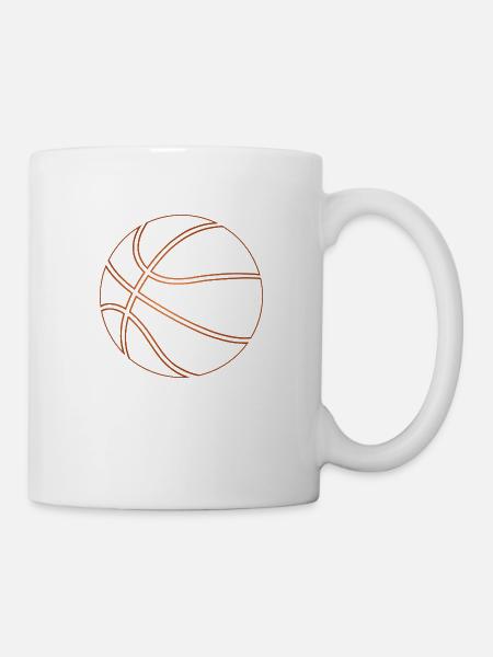 Basketball - Tasse - Weiß