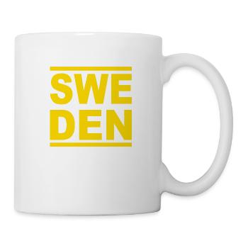 Schweden - Tasse - Weiß - Rechts