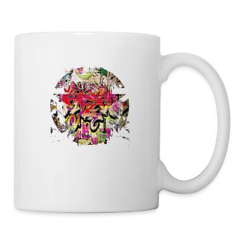 Graffiti style Splash hip hop colors painter color - Mug - white - Right