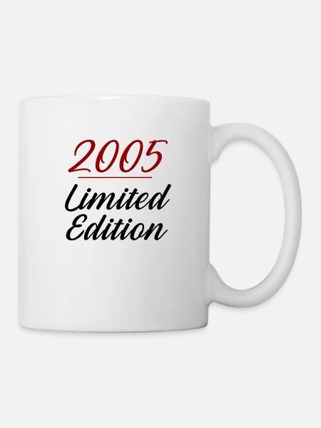 Limited Edition Geburtstag 2005 - Tasse - Weiß