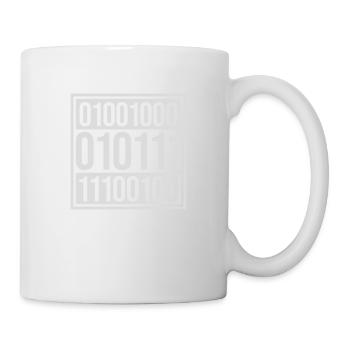 Binär Code Programm Sprache - Tasse - Weiß - Rechts