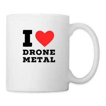 I love drone metal - Mug - white - Right