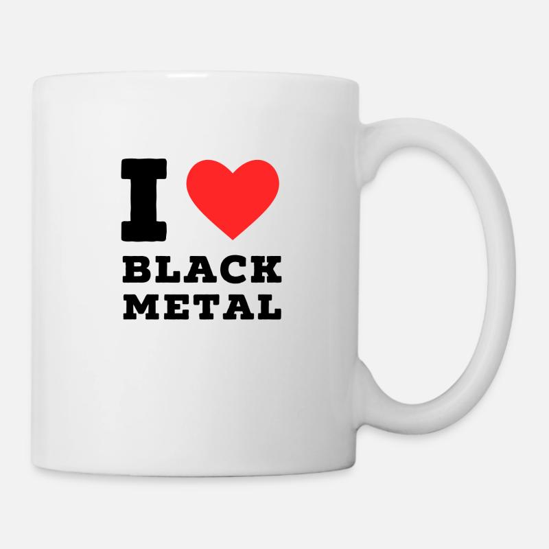J’adore le black metal - Mug blanc - blanc