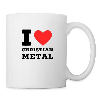 I love Christian metal - Mug - white - Right