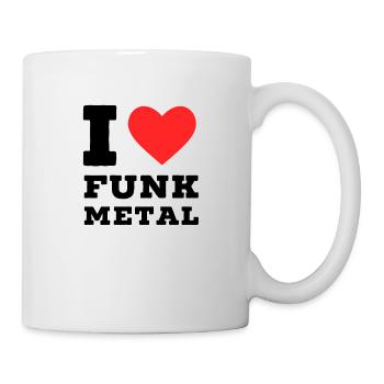 I love Funk metal - Mug - white - Right