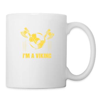 I Can't Keep Calm I'm A Viking Norse Odin - Tasse - Weiß - Rechts