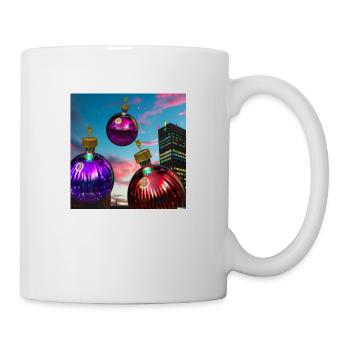 hochausweihnachtskugel - Tasse - Weiß - Rechts