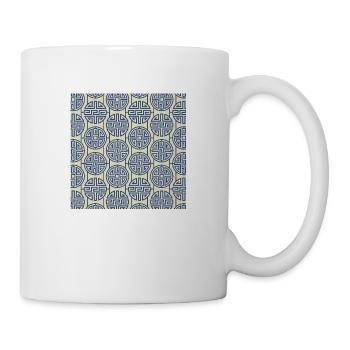 Chinesisches Muster - Tasse - Weiß - Rechts