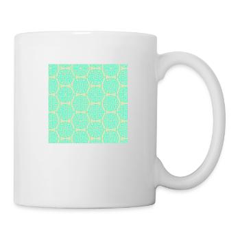Chinesisches Muster - Tasse - Weiß - Rechts