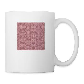 Chinesisches Muster - Tasse - Weiß - Rechts