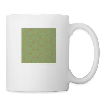 Chinesisches Muster - Tasse - Weiß - Rechts