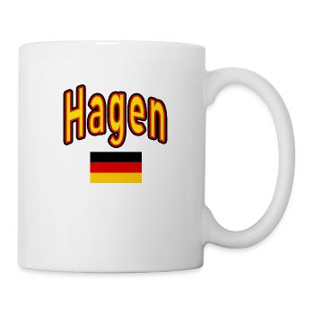 Hagen germany flag - Mug - white - Right