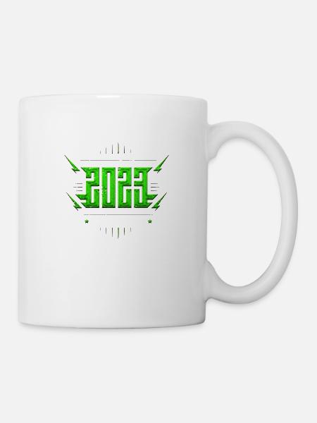 Graffiti Stil Splash Hip Hop Farben Maler 2023 - Tasse - Weiß
