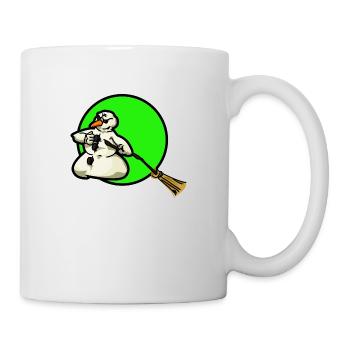 the mad snowman - Tasse - Weiß - Rechts