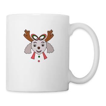 Christmas dog - Tasse - Weiß - Rechts