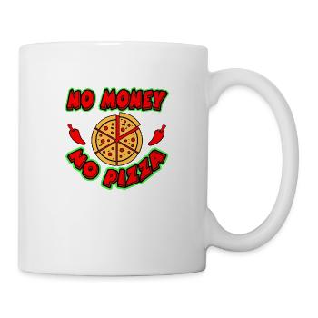 Pizza - Tasse - Weiß - Rechts
