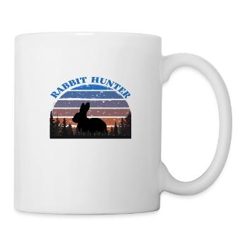 Rabbit Hunter - Tasse - Weiß - Rechts