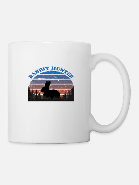 Rabbit Hunter - Tasse - Weiß
