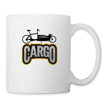 Bullitt, Cargobike, Cargo bike, Vélo, Omnium - Mug blanc - blanc - Droite