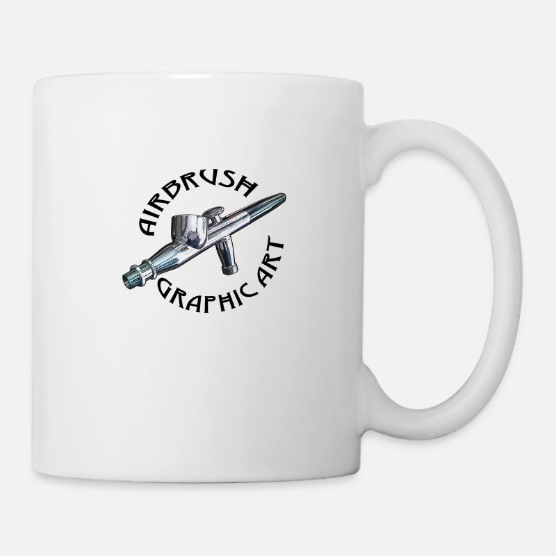 Airbrush art - Mug blanc - blanc